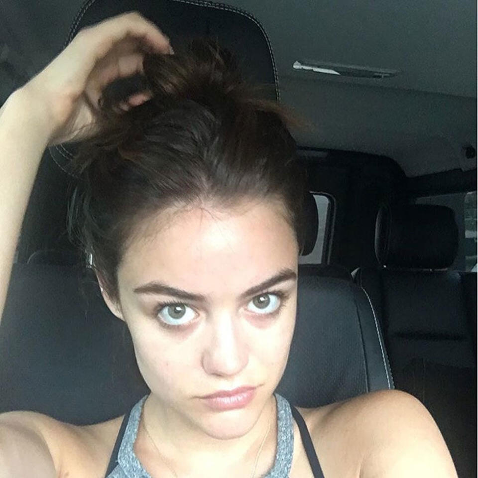 <p>"My under-eye bags are Chanel." —Lucy Hale</p>