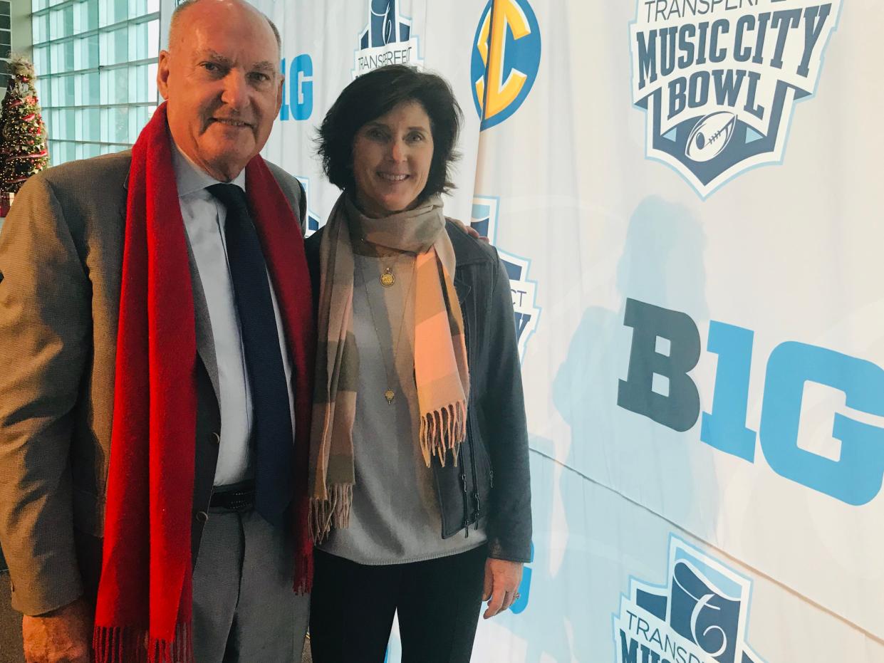 Big Ten commissioner Jim Delany and his wife Kitty will move back to Nashville after he retires on Jan. 1.