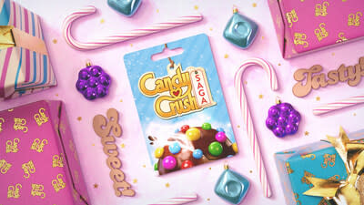 CANDY CRUSH SODA BARRAS DE OURO - JOGADAS EXTRAS - VIDAS - GOLD BAR - GCM  Games - Gift Card PSN, Xbox, Netflix, Google, Steam, Itunes