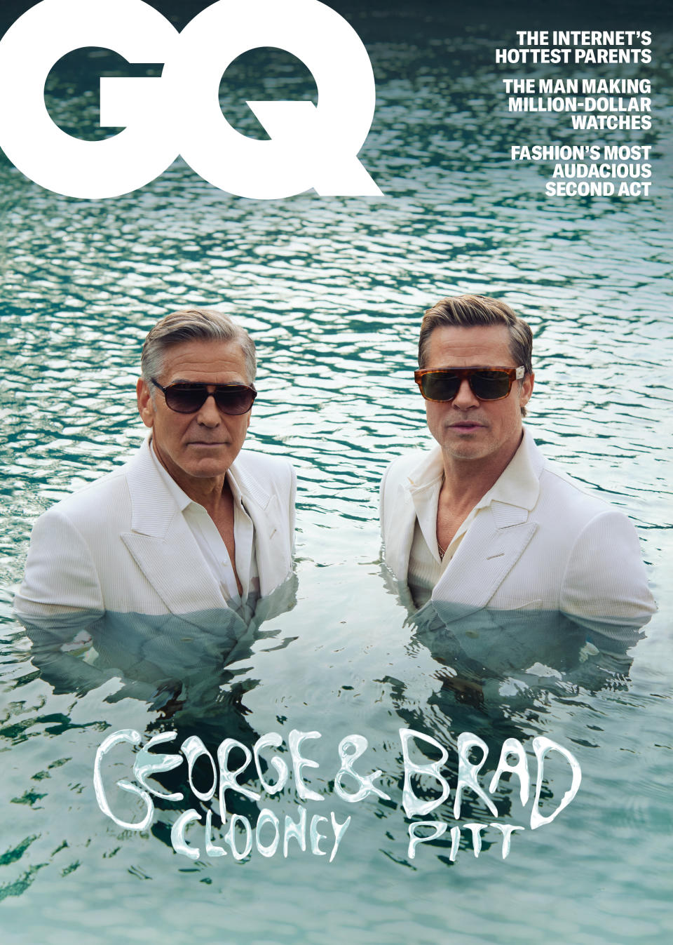 George Clooney und Brad Pitt