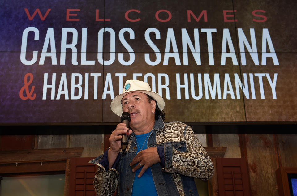 Santana en House of Blues Las Vegas dentro de Mandalay Bay Resort and Casino el 19 de septiembre de 2017 en Las Vegas, Nevada. (Foto de David Becker/Getty Images)