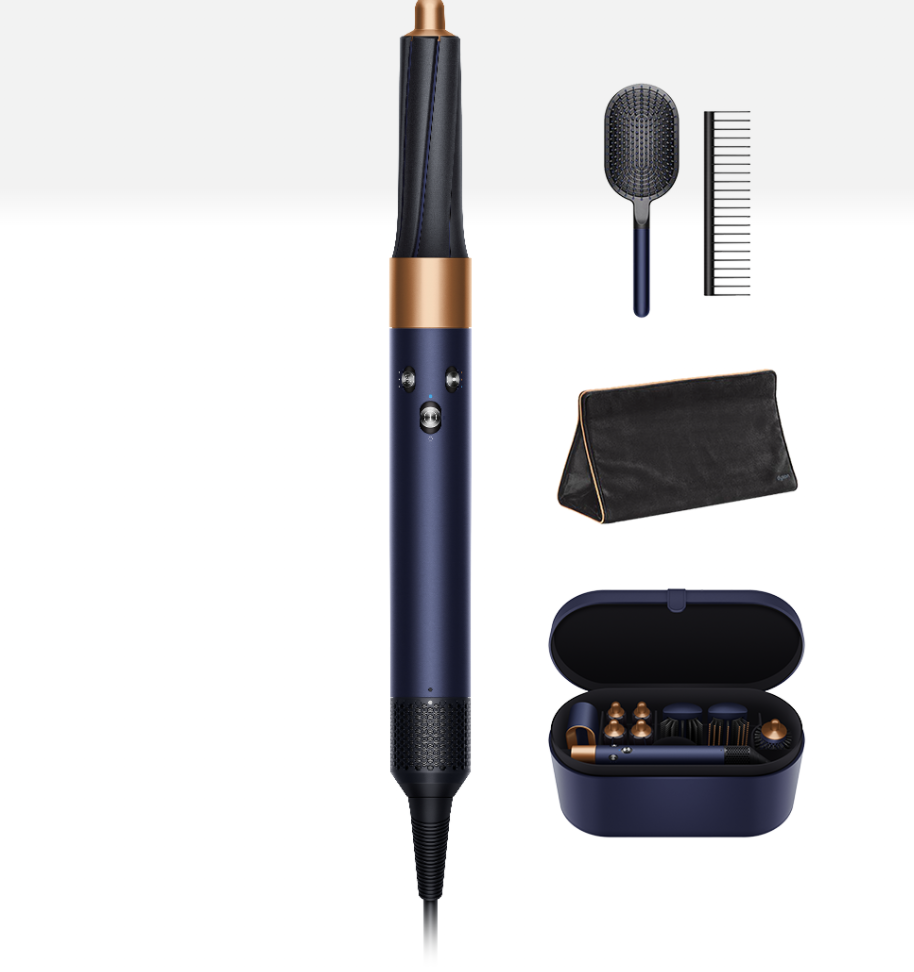 Gift Edition Dyson Airwrap™ styler Complete (Prussian Blue/Rich Copper). PHOTO: Dyson
