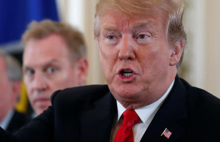 U.S. President Donald Trumps hosts a meeting with the leaders of The Bahamas, the Dominican Republic, Haiti, Jamaica and Saint Lucia at his Mar-a-Lago estate in Palm Beach, Florida, U.S., March 22, 2019. REUTERS/Kevin Lamarque