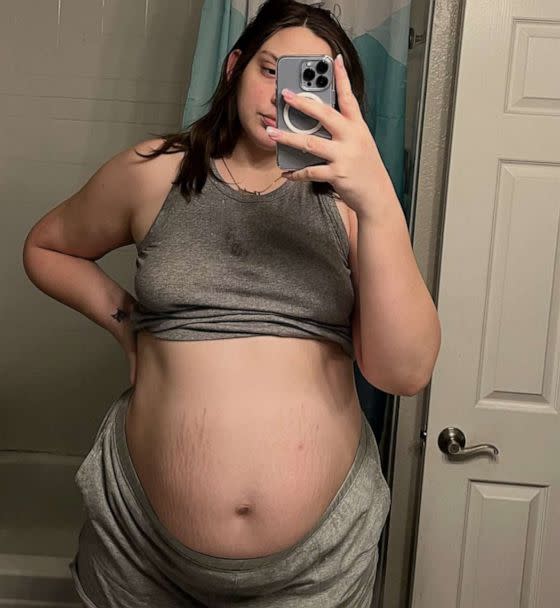 PHOTO: Chloe is pictured during her 2022 pregnancy with her daughter Laila. (Courtesy of Chloe)