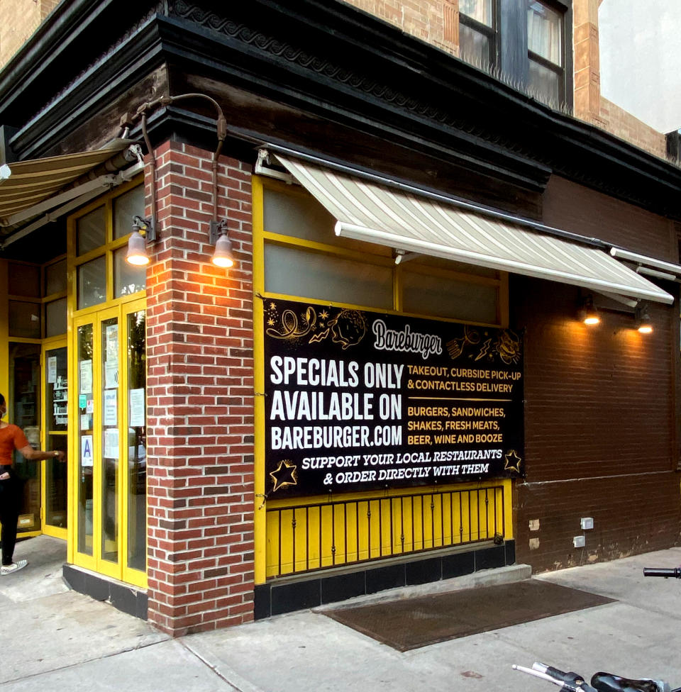 IMAGE: Bareburger restaurant in Brooklyn (Jason Abbruzzese / NBC News)