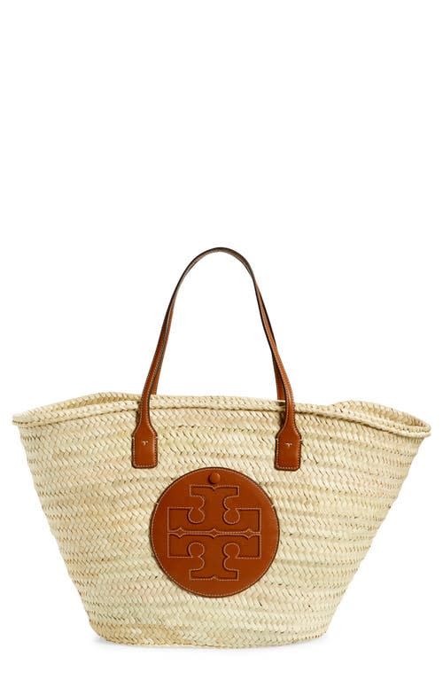 4) Ella Large Straw Basket Tote