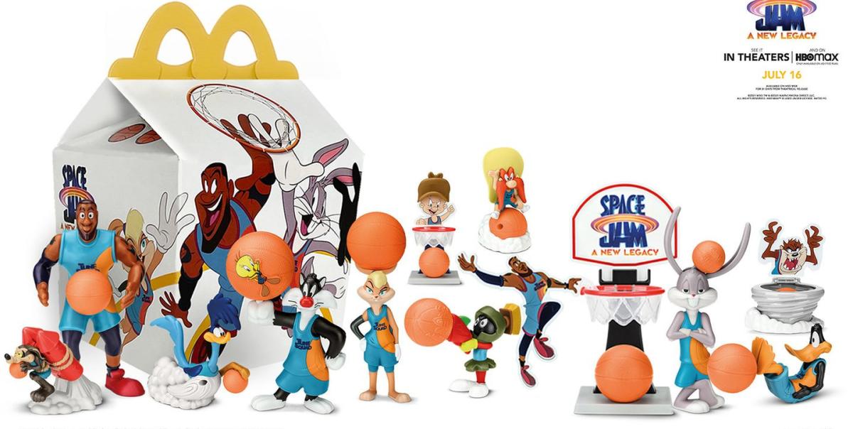 MICHAEL JORDAN Bugs Bunny McDonalds Looney Tunes NBA All Star