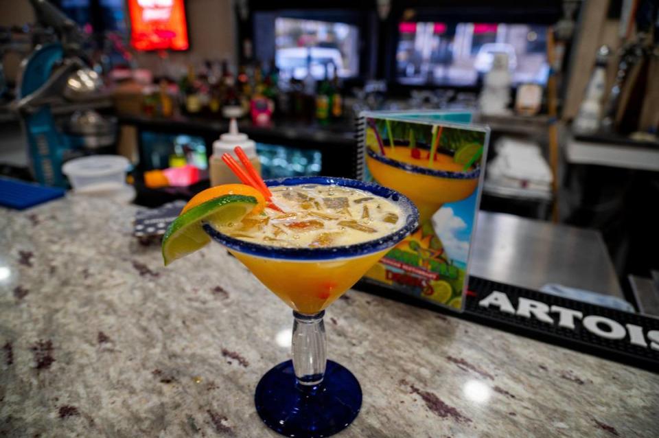 The Original Margarita at Margaritas is made with a fresh lime and orange, squeezed right on the spot. Margaritas is opening a location at Rea Farms.