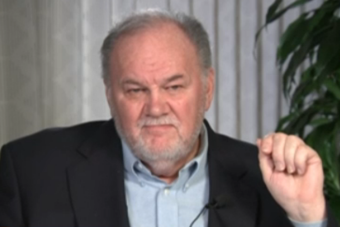 Thomas Markle speaking on Good Morning Britain