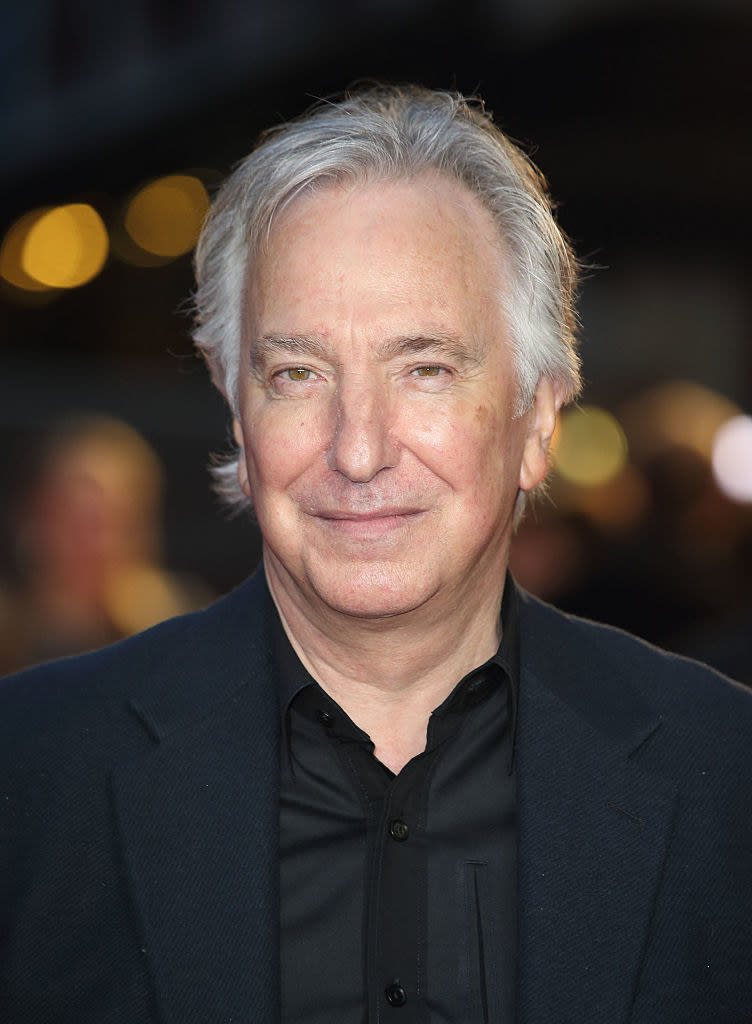 Closeup of Alan Rickman