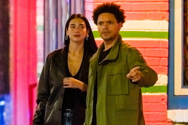 TheImageDirect Dua Lipa and Trevor Noah