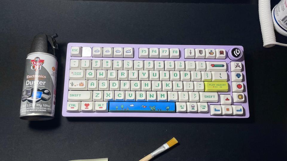 How to clean your keyboard with compressed air