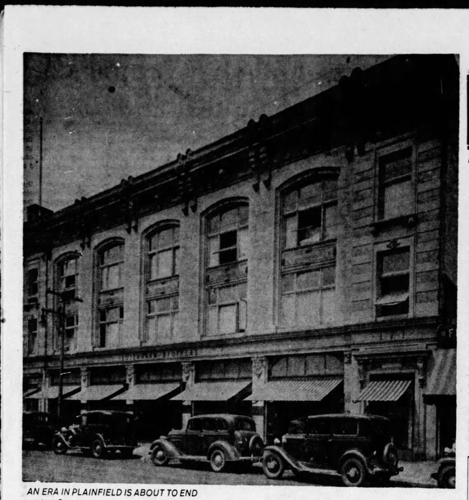 Rosenbaum’s Department Store on East Front Street in Plainfield, shown in an undated photo.