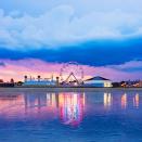 <p>So much of the coast is rocky in this lovely state, but at <a href="https://visitmaine.com/places-to-go/the-maine-beaches/old-orchard-beach" rel="nofollow noopener" target="_blank" data-ylk="slk:Old Orchard Beach;elm:context_link;itc:0;sec:content-canvas" class="link ">Old Orchard Beach</a> you'll find its best stretch of sandy shore. There's a pier with great shops and restaurants as well as an old-school amusement park behind the beach with 28 rides, including a Ferris wheel and Tilt-a-Whirl. </p>