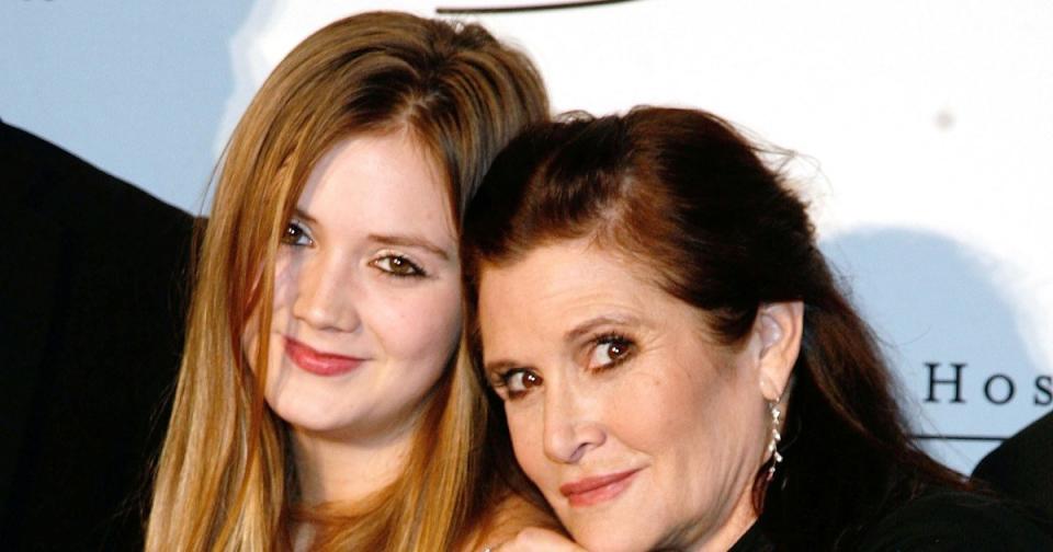 A Look Back at Carrie Fisher & Daughter Billie Lourd's Sweetest Red Carpet Moments