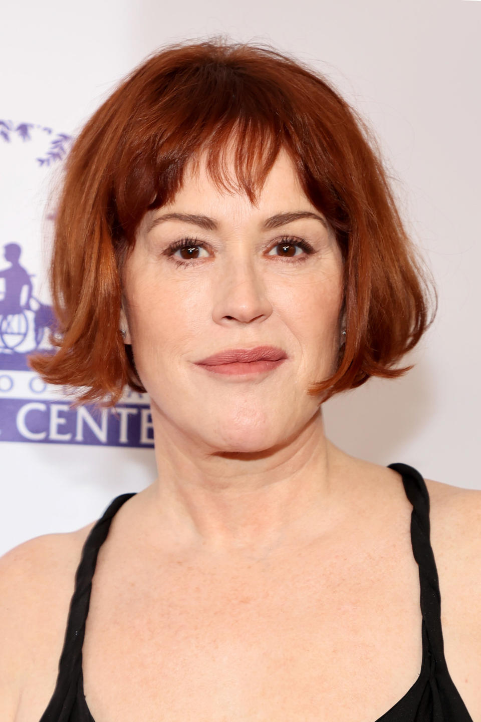 Molly Ringwald poses at the 2022 Hollywood Beauty Awards