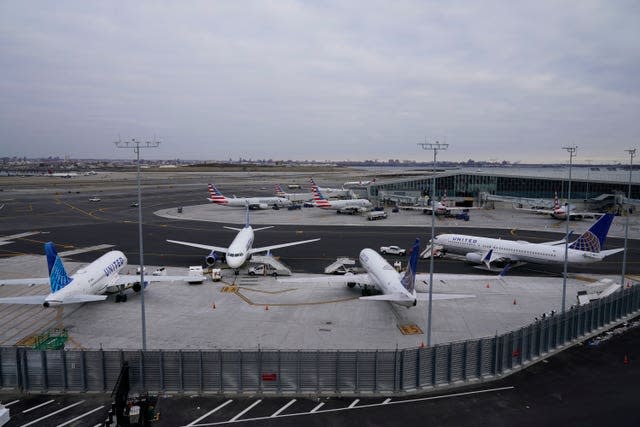 Planes at LaGuardia Airport
