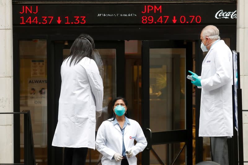 New York Stock Exchange opens during COVID-19