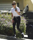 <p>Ashley Benson goes for a hike on Friday in Los Angeles. </p>