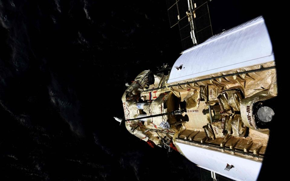 The Nauka docking with the ISS - Oleg Novitsky/ Russian Space Agency Roscosmos/AFP via Getty Images