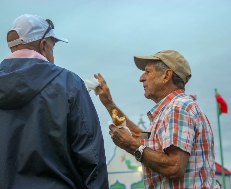 The Great Feast of the Holy Ghost of New England is famous for its malassadas on Thursday, Aug. 24, in Fall River.