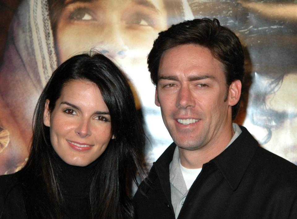 Angie Harmon and Jason Sehorn