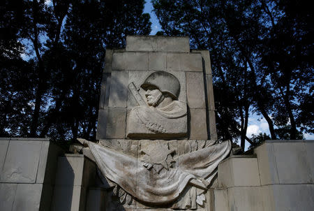 The monument of the Gratitude for the Soviet Army Soldiers is pictured in Warsaw, Poland May 23, 2016. REUTERS/Kacper Pempel