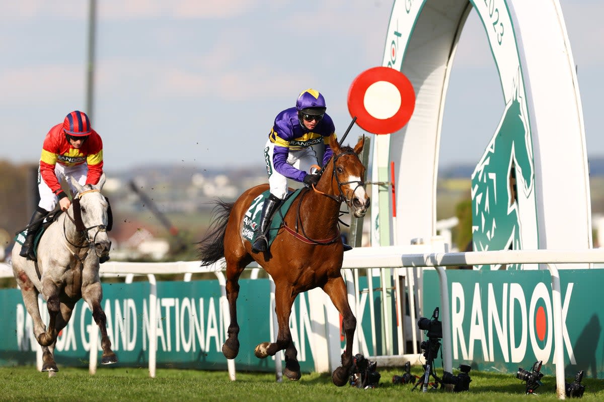 Corach Rambler is the favourite to win the Grand National (Getty Images)