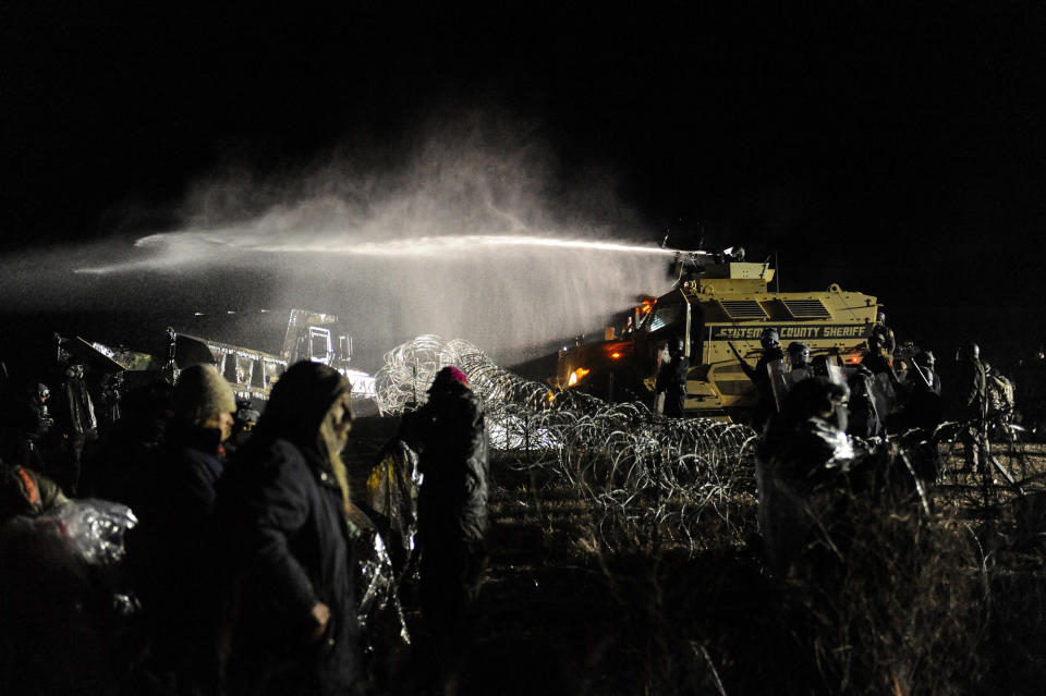 Protesting the Dakota Access pipeline
