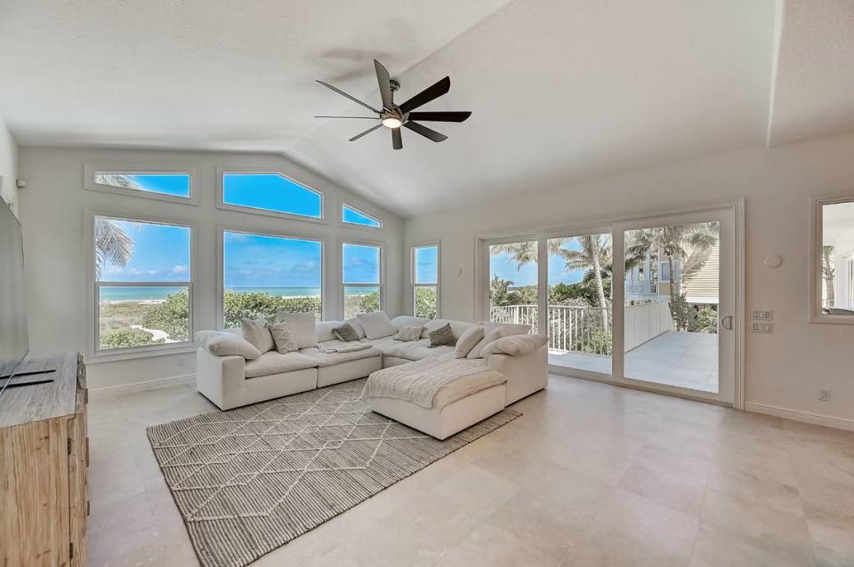 A home at 6877 Gulf of Mexico Drive recently sold for $9,450,000, making it the largest residential sale of the year in Longboat Key.