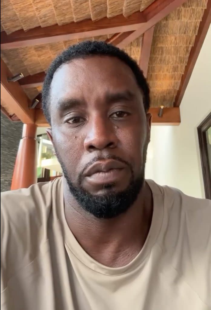 In his apology video, released Sunday, Combs said he took “full responsibility” for his actions. Diddy/Instagram