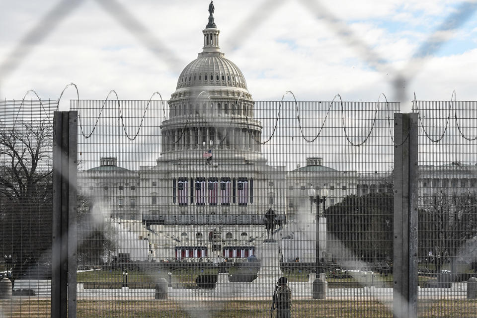 Extraordinary Photos of the National Guard at the U.S. Capitol Ahead of the Biden Inauguration