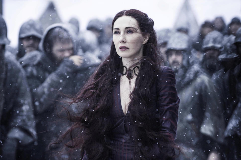 Carice van Houton as Melisandre in "Game of Thrones"