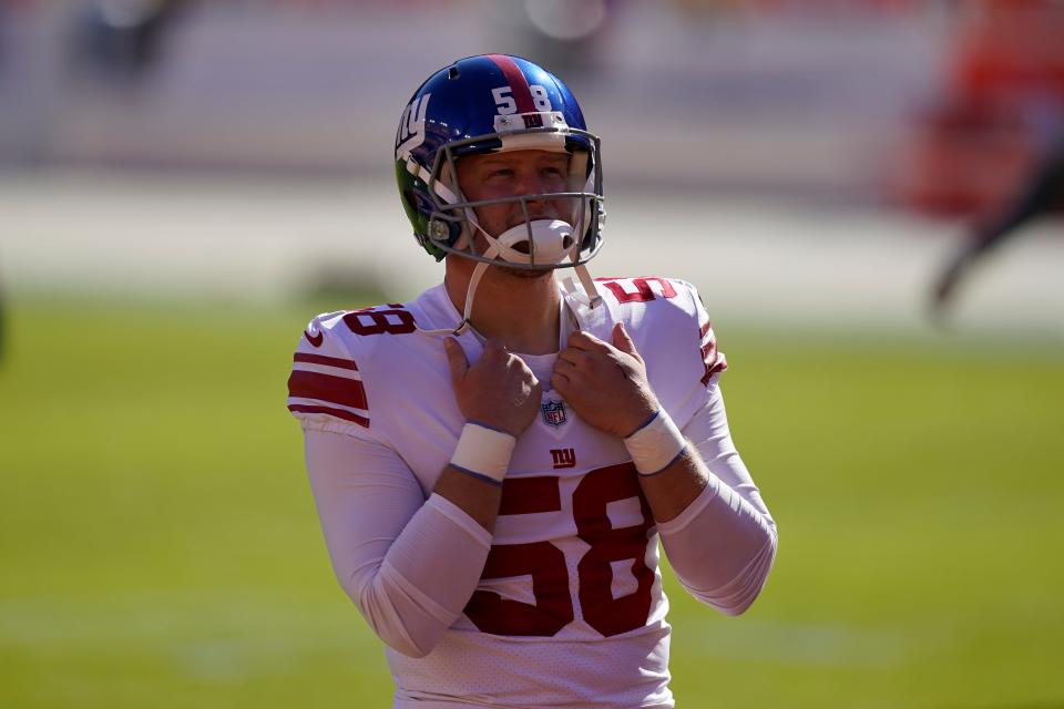 Casey Kreiter joined the New York Giants in 2020 after previously playing for the Dallas Cowboys and Denver Broncos.