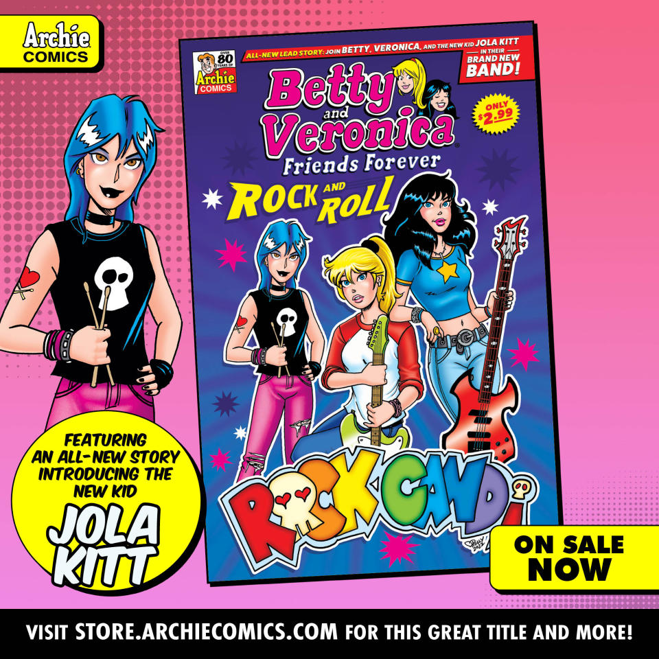 Betty & Veronica Friends Forever: Rock & Roll interior art