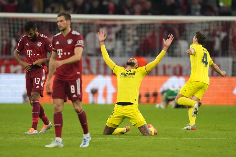 Bayern suffered a shock Champions League exit to Villarreal last season (AP)