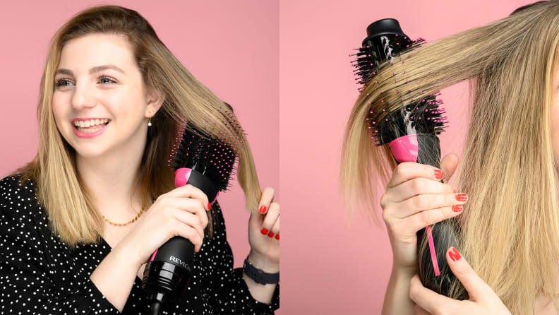 You'll forget about your regular hair dryer once you try the Revlon One-Step Hair Dryer and Volumizer.
