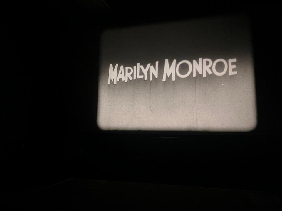 The recent showing of "Some Like It Hot," starring Marilyn Monroe, was on a 16mm celluloid print.