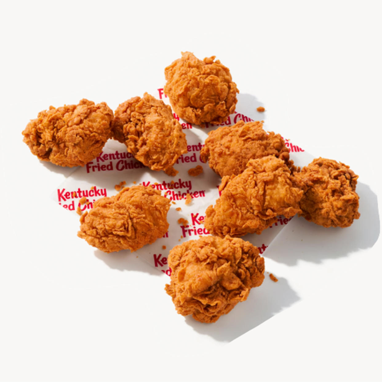 Kentucky Fried Chicken Nuggets in an 8-piece, on menus at participating restaurants nationwide starting March 27. (KFC)