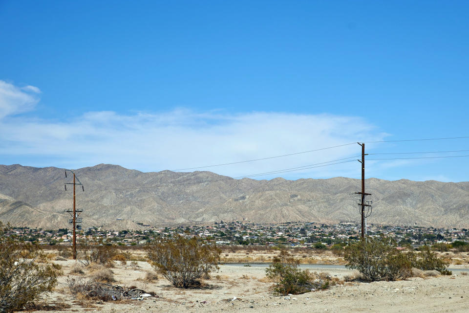 Image: The town of Desert Hot Springs, Calif. (Maggie Shannon / for NBC News)