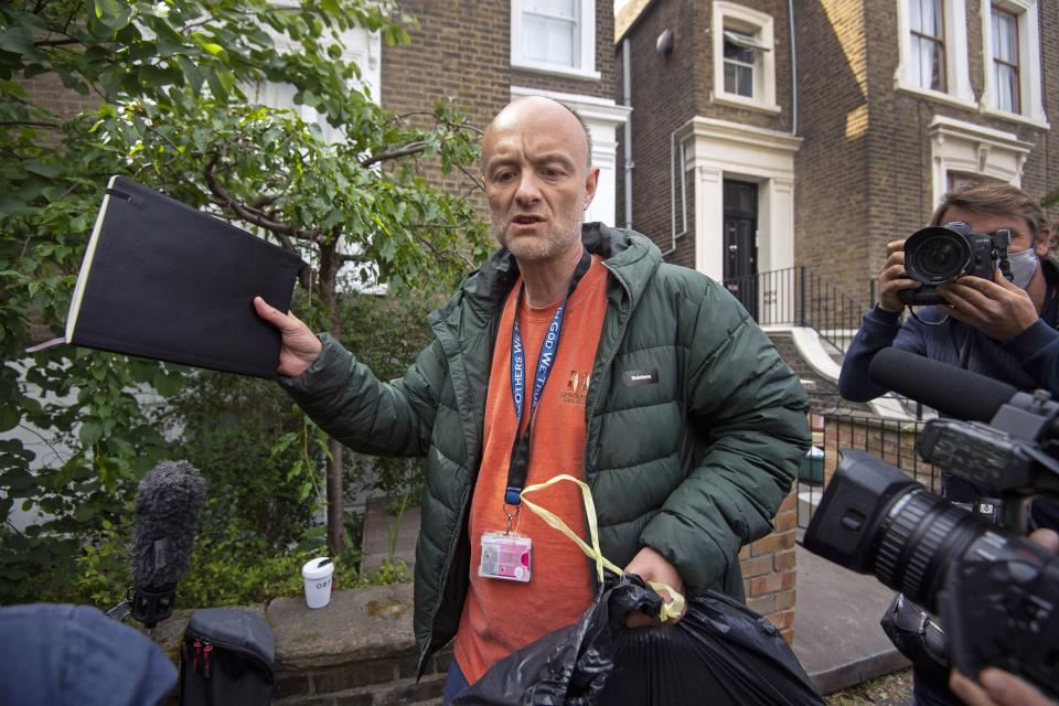 <p>Dominic Cummings hired Faculty for Vote Leave polling analysis</p> (PA Wire)