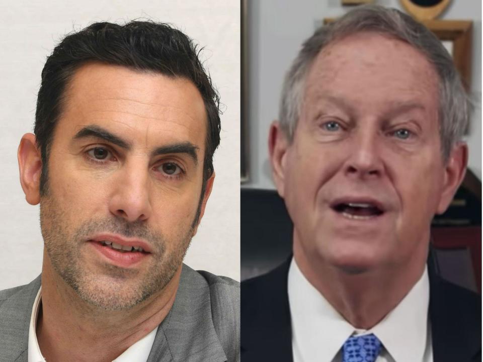 Who Is America? disturbs as Republican congressmen endorse arming toddlers in new Sacha Baron Cohen series