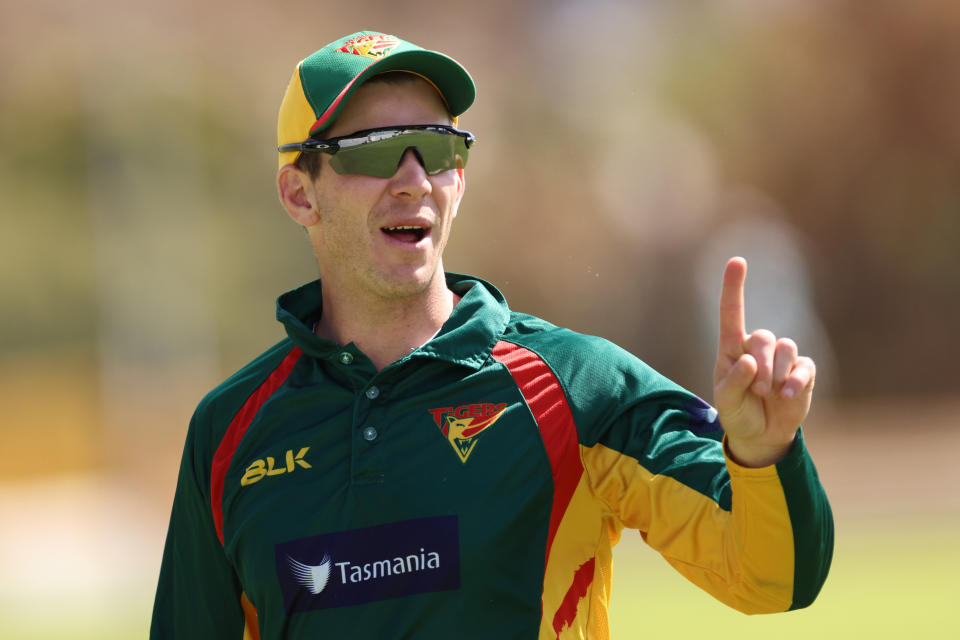 Tim Paine (pictured) during a game for Tasmania.