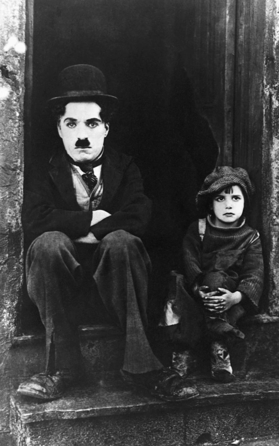 Charlie Chaplin and Jackie Coogan (Corbis via Getty Images)