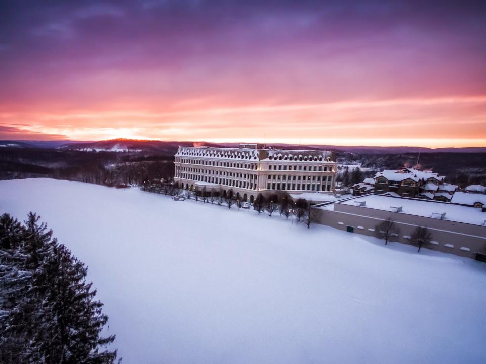 Nemacolin Woodlands Resort_Aerial Winter_Jordan Millington