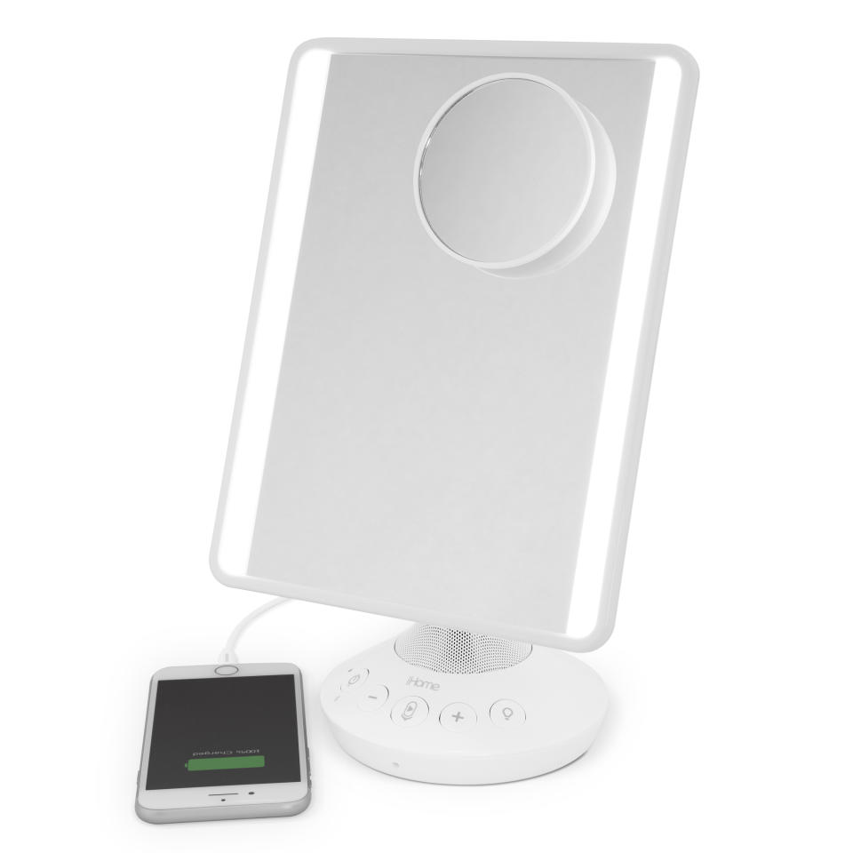 iHome Mirror with Bluetooth Audio. (Photo: Walmart)