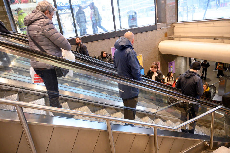 Stockholm's central train station