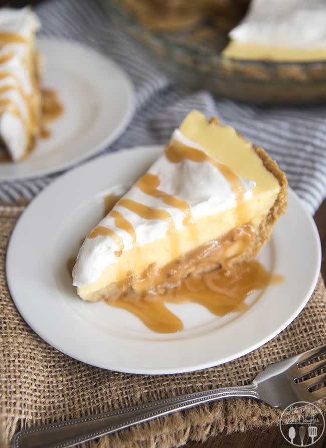 Caramel Banana Cream Pie