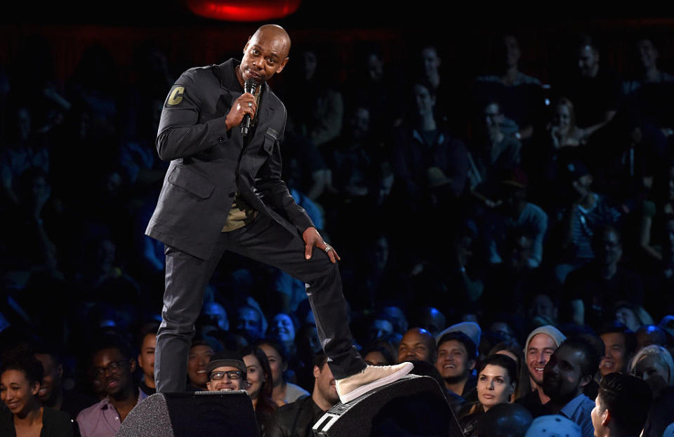 Dave Chappelle performs on March 25, 2016, at the Hollywood Palladium in Los Angeles. (Photo: Lester Cohen/WireImage) 