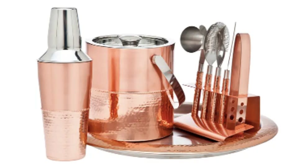 Godinger 9-Piece Copper Finish Bar Set - Nordstrom, $60 (originally $130)